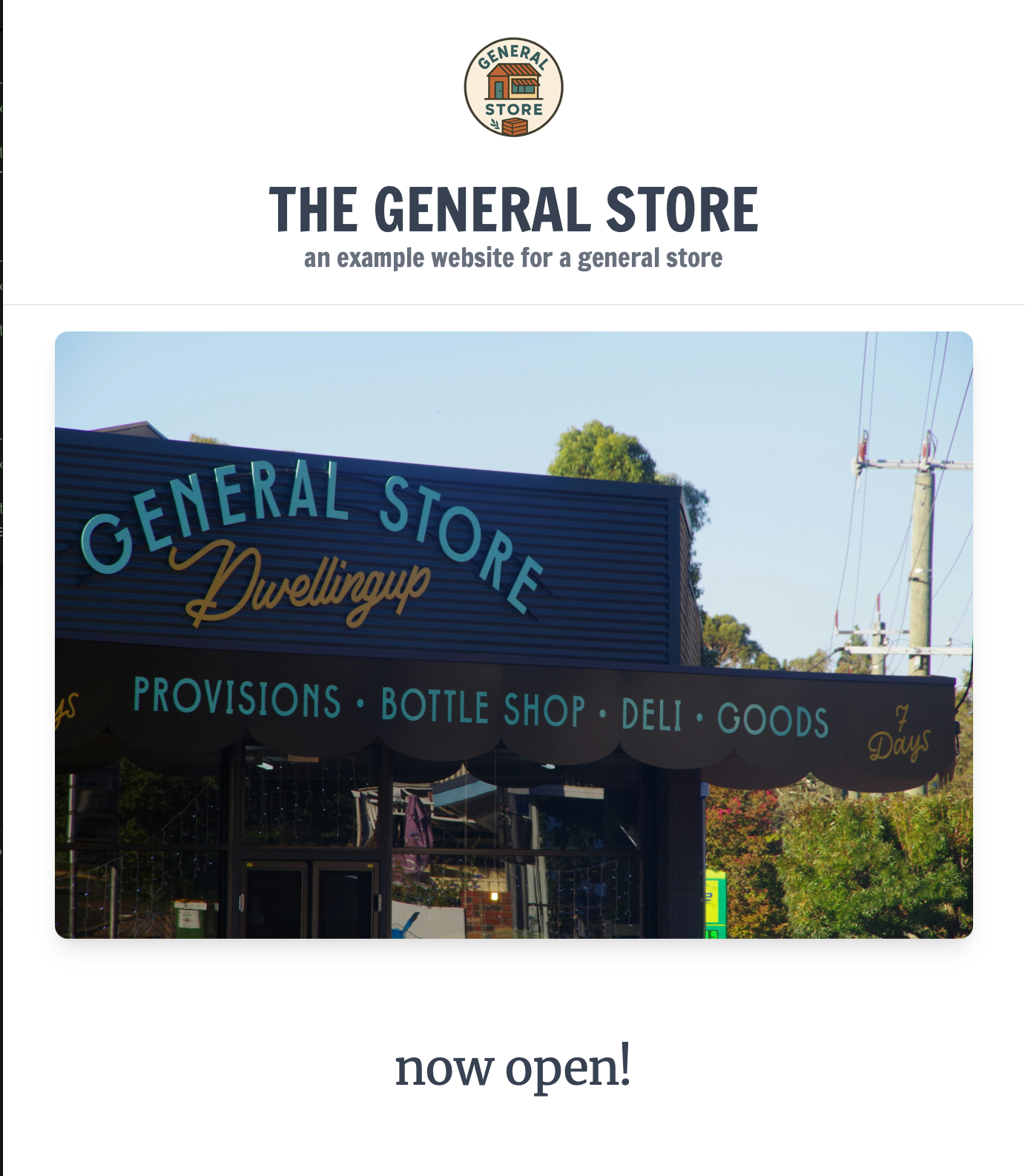 General Store Screenshot